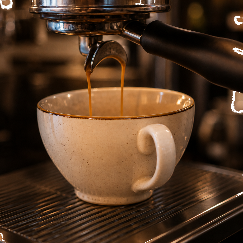 Little Thrills Cafe coffee cup illustration